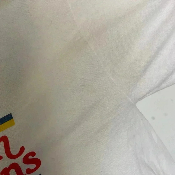 White ringer Steven Rhodes graphic tee. - Picture 3 of 4